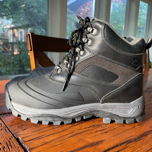 Alpine Design Waterproof Leather Winter Boots Mens 8 Womans 9.5 NEW - Picture 2 of 7